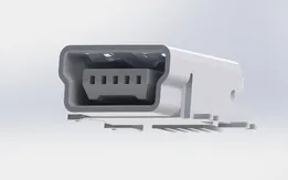 Mini USB Type B SMD Mount Female Connector