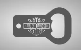 Harley Davidson Bottle Opener and Keychain