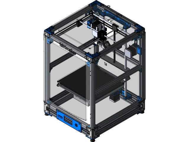 Ultimaker 2 Extended Aluminum Extrusion Clone — Image 2 of 40