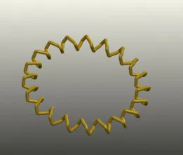 Circular square spring