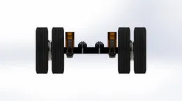 3 SET AXLES AND LEAF SUSPENSION FOR SEMI TRAILER