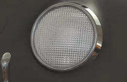 Headlight Glass with Material