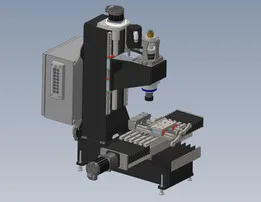 Solid Column Style CNC Milling Machine