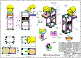 Fanuc Delta M-1iA1H robot stand made of aluminum Bosch profiles-v1