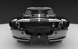 Mustang Eleanor 1967 modeled in SolidWorks