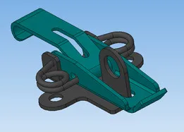 Toggle latch with locking in the on - off positions