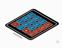 Keypad 4x4 Membrane