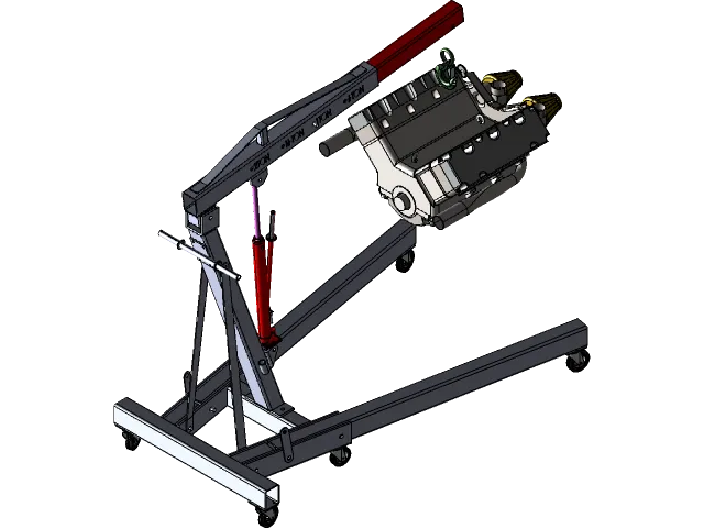 Folding Engine Crane — Image 3 of 5