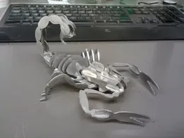 Scorpion, scorpion puzzle, 3d model, puzzle, sheetmetal, woodcraft, metalcraftdesign