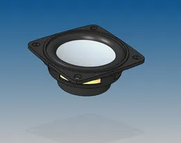 50mm 3W plastic speaker