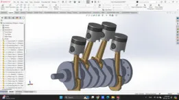 4 cylinder engine Pistons