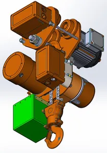 2T Electric chain hoist (2 Chain Falls)