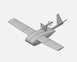 Zipline Platform 1 Drone Model