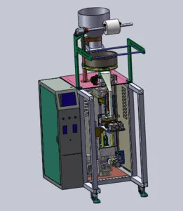 Fully automatic clamp pull vertical packaging machine