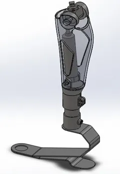 Prosthetic leg