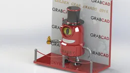 Grabby The Star on Red Carpet - Golden Gear Awards 2015