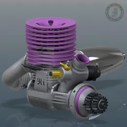 Radio remote control car model, engine Stroke volume: 3.5 cm3 (2024)