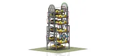 Rotary car parking