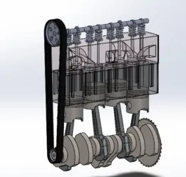 4-Stroke Internal Combustion Engine Design