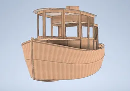 Morris Models 17 ft Mini Tugboat