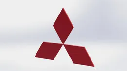 Mitsubishi car logo
