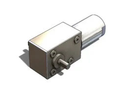 GW600 DC 12V 24V tail shaft for encoder Worm Gear Motor Electric engine Low rpm High torque double shaft Self-locking for robot