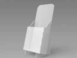 Leaflet Stand for 3x folded A4 papers