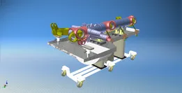 Lift Table landing gears of aircraft