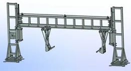 lifting and turning mechanism