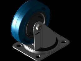 CASTER WHEEL JPPR 100 MM SWIVEL FORK
