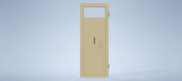 Door Handle in the Middle of the Door