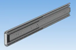 Telescopic ball guide for furniture