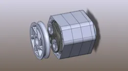 Planetary gearbox for screwdriver motor