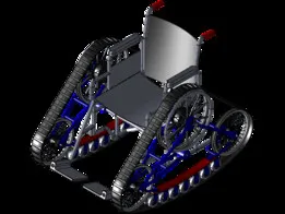 All-Terrain Tracked Wheelchair (Planetary Hub Gear Reduction)