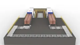 Automated Pallet Loading Conveyor System