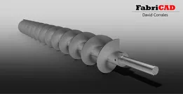 CHAMOTE DISCHARGE AUGER - (SINFIN DESCARGA CHAMOTE)