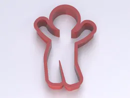 Gingy - Cookie cutter created in PARTsolutions