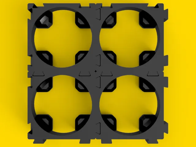 Modular 18650 Battery Holder System | Expandable Battery Pack Spacer — Фото 8 из 20