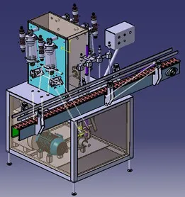 4 head filling machine