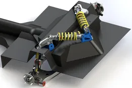 Cantilevered Suspension for Small Sports Car