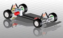 3d printed rc car chassis 1.6