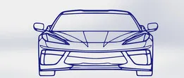 Corvette C8 Front