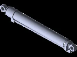 Double Acting Hydraulic Cylinder (With Pipping Connection) 60x35x650mm
