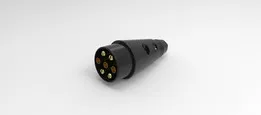 Tomada 12N Macho 7 Pinos / Trailer Socket 7 Pin Plastic 12N