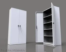 Sheet metal cabinet for archives