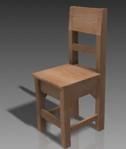 Wooden Chair (Simple)