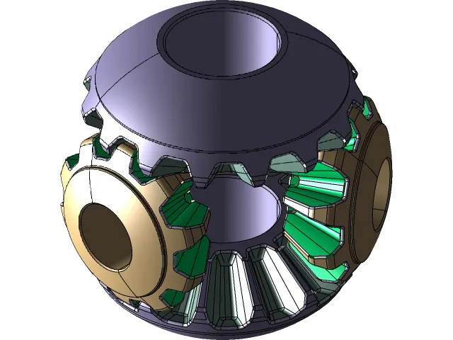 Spherical conjugated Differential Bevel Gears — Фото 4 из 10