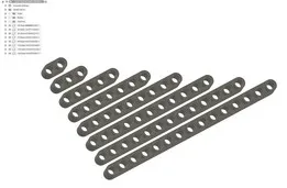 Lego Technic beam set