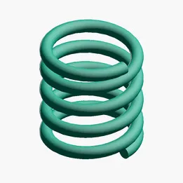 Parametric Coil Spring Generator (STEP, Customizable, CNC & 3D Printing)