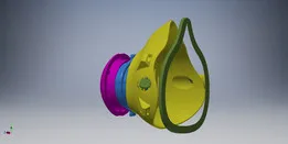 Anti covid-19 mask 3D